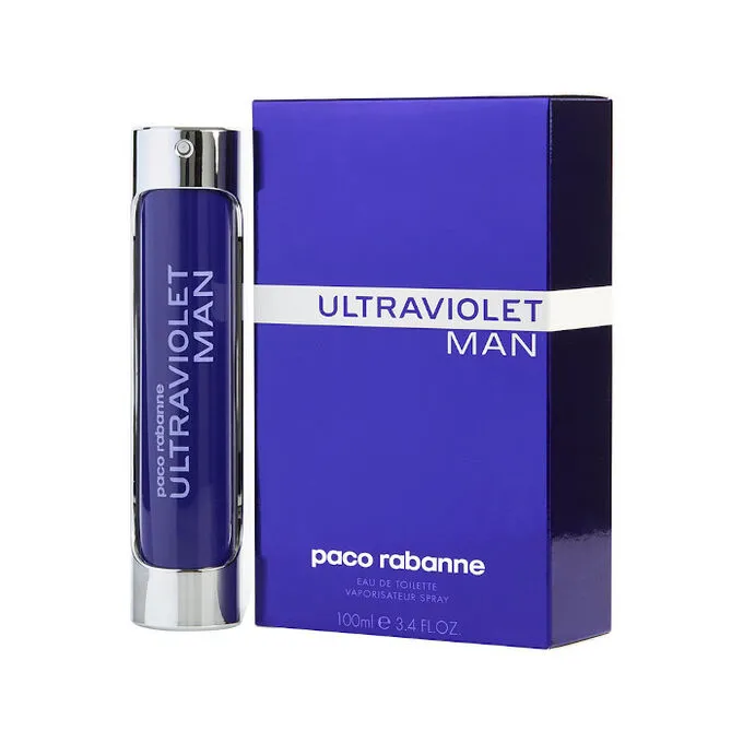 Paco Rabanne Ultraviolet Man Eau De Toilette Spray 100ml Luxury