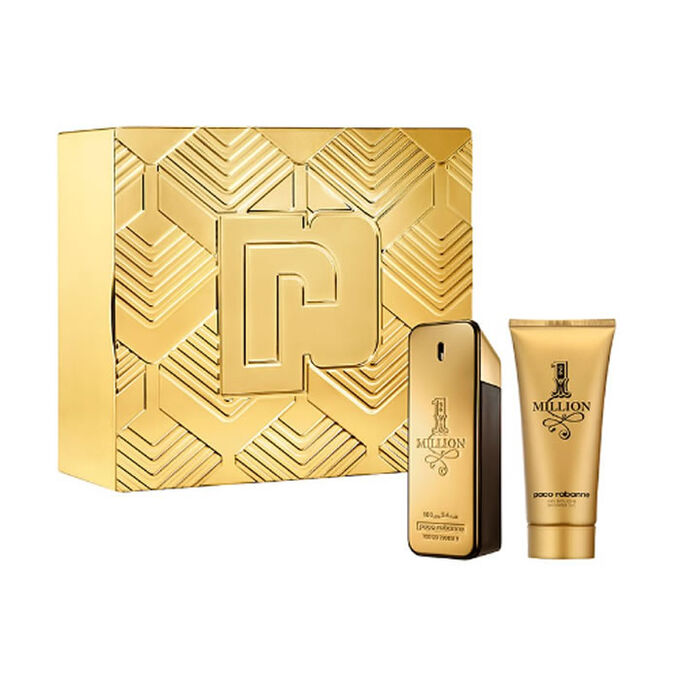 Paco Rabanne 1 Million Eau De Toilette Spray 100ml Set 2 Pieces