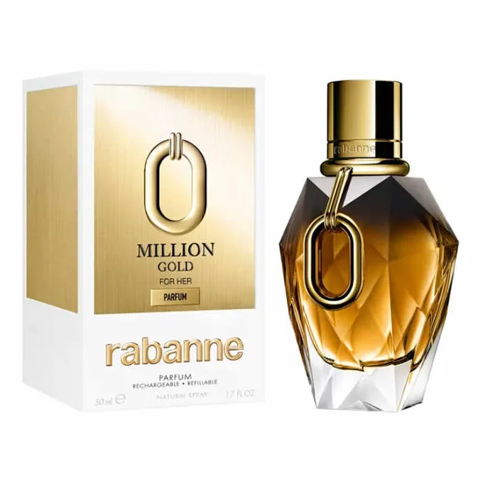 湖水MILLION GOLDE FOR HER RABANNE 50ML Rabanne Million Gold For Her Parfum Spray 50ml Refillable | ニッチ