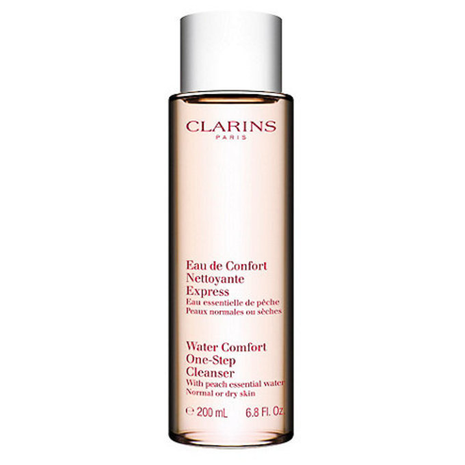 clarins peach water