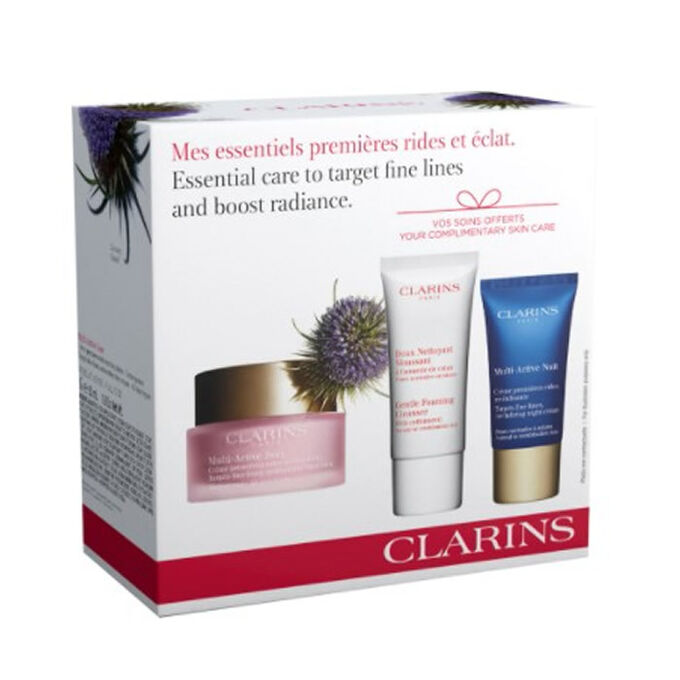 clarins multi active day and night cream set