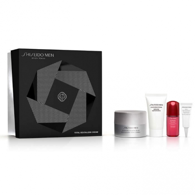 Shiseido Men Total Revitalizer Cream 50ml Set 4 Pieces 2019 Beautytheshop