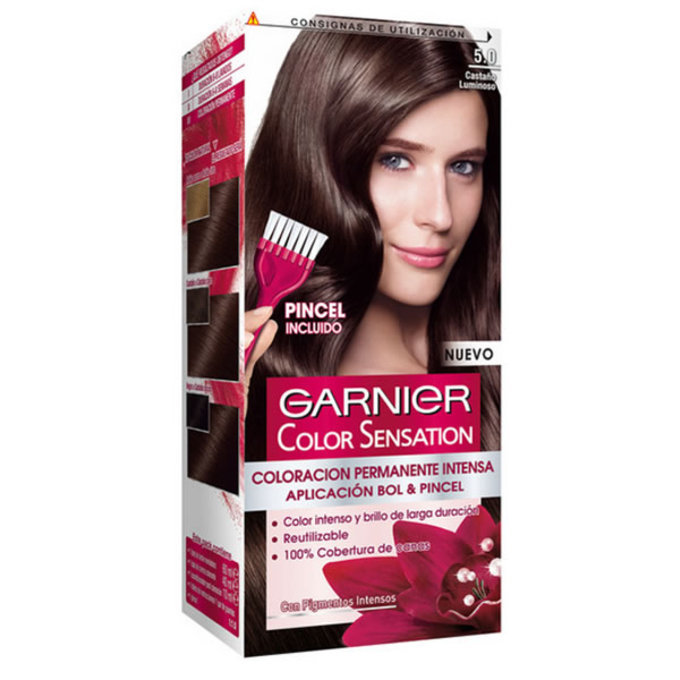 Garnier Color Sensation 5 Castaño Luminoso | Beauty The Shop - The best fragances, creams and makeup online shop Garnier Color Sensation 5 Castaño Luminoso | Beauty The Shop - The best fragances, creams and makeup online shop