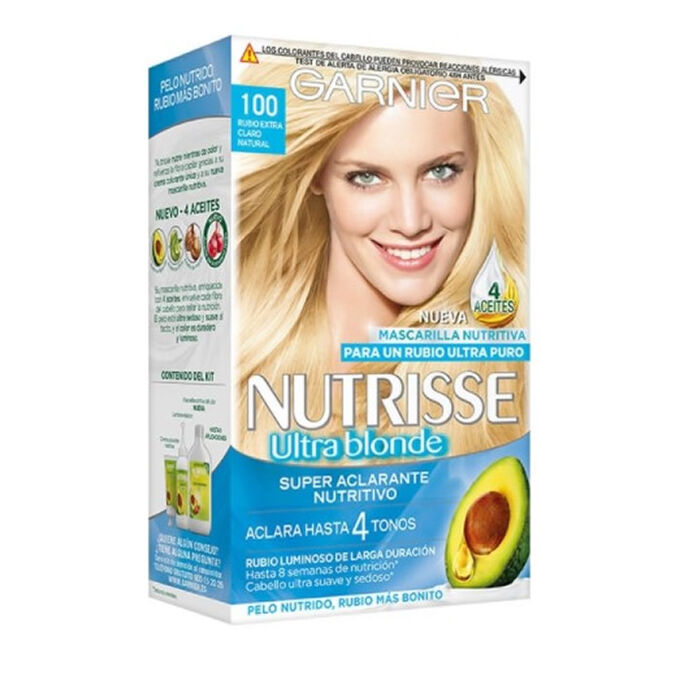 Garnier Nutrisse Crème Nourishing Color 100 Extra Light Natural Blonde |  Beauty The Shop - The best fragances, creams and makeup online shop