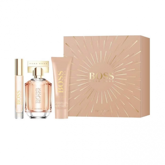 Hugo Boss The Scent For Her Eau De Perfume Spray 50ml Set 3 Pieces 2018 Beautytheshop