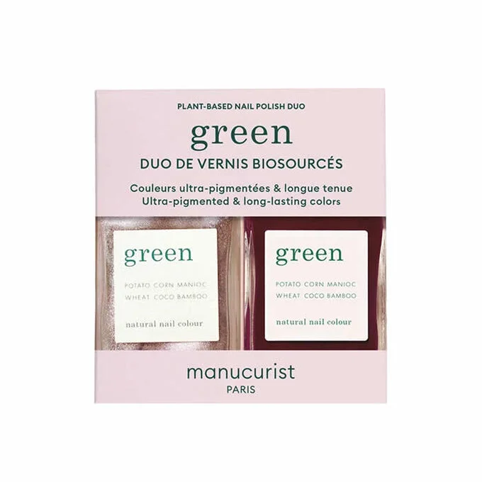 Manucurist Green Duo De Vernis Biosourcés