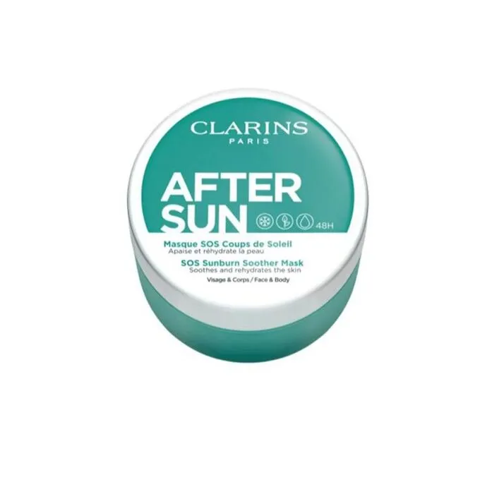 Photos - Facial Mask Clarins Sos Sunburn Soother Mask Face And Body 100ml 
