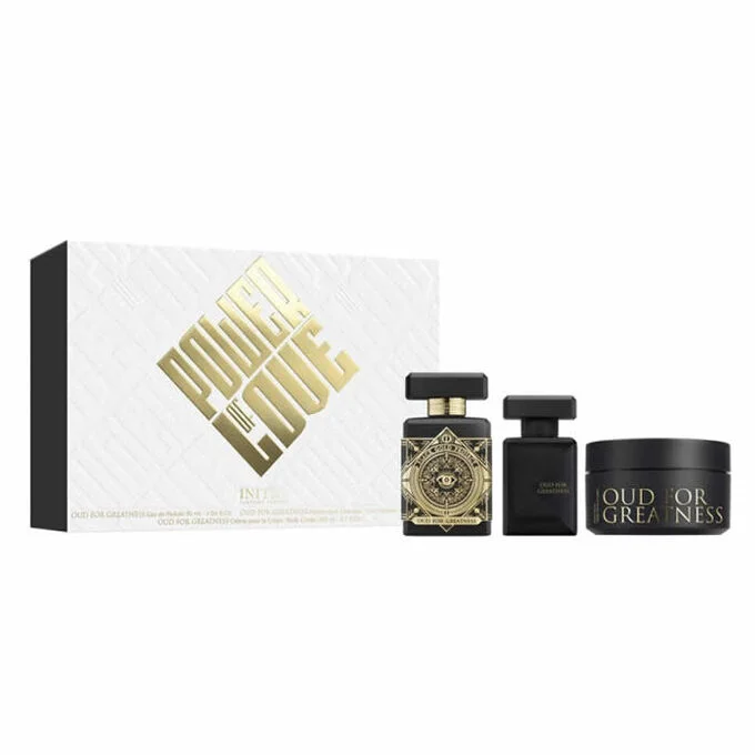 Initio Oud For Greatness Eau De Parfum Spray 90ml Set 3 Pieces