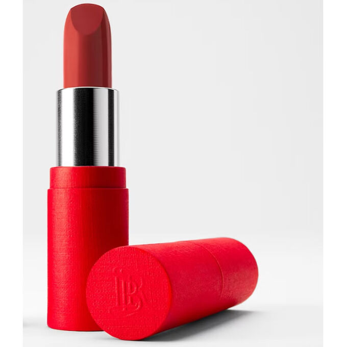 La Bouche Rouge Red Fine Leather Refillable Lipstick Case