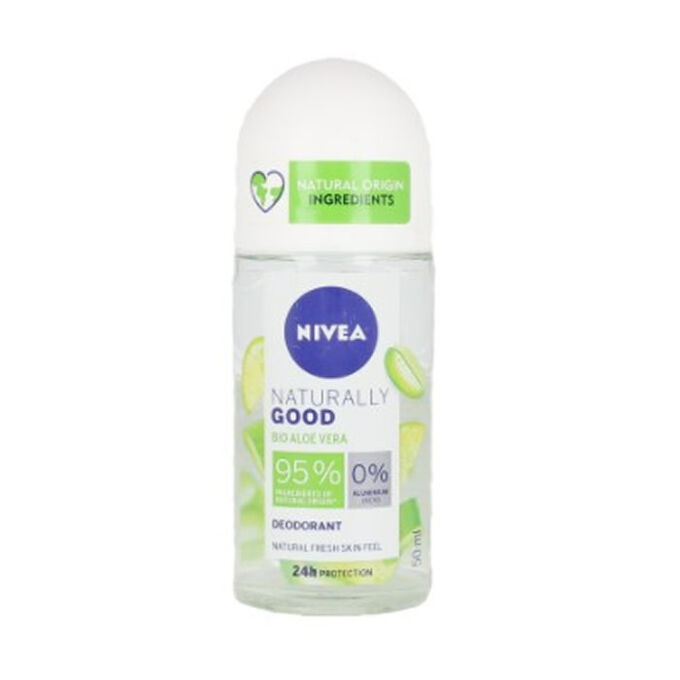 Nivea Naturally Good Aloe Vera Deodorant Roll-On 50ml Beauty The Shop The best fragances, creams and online shop