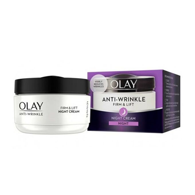 Olay anti wrinkle firm on sale and lift night cream