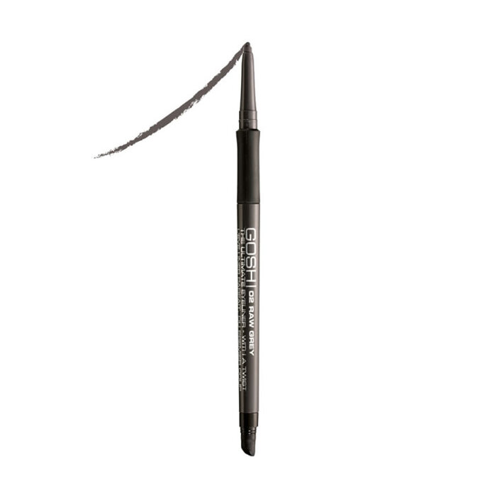 Gosh The Ultimate Eyeliner With A Twist 02 Raw Grey | Luxury & Cosmetics | BeautyTheShop – The Exclusive Niche Store