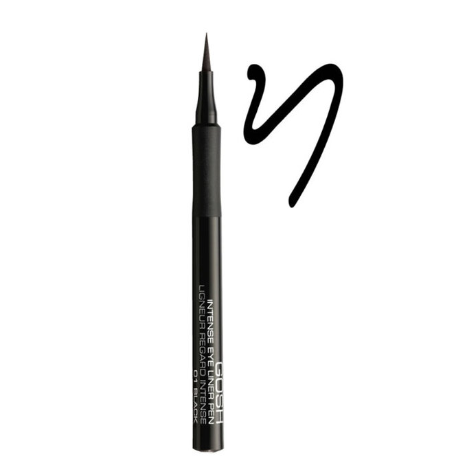 rustfri Fryse pelleten Gosh Intense Eyeliner Pen 01 Black | BeautyTheShop - クリーム、化粧品、オンラインショップ