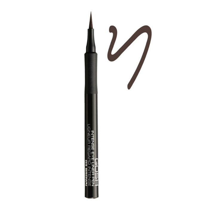 Gosh подводка фломастер ntense Eye liner pen 03 темно-коричн (5701278543644)