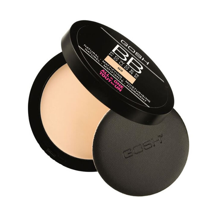 Gosh Пудра компакт bb Powder 02 песок (5701278615204)
