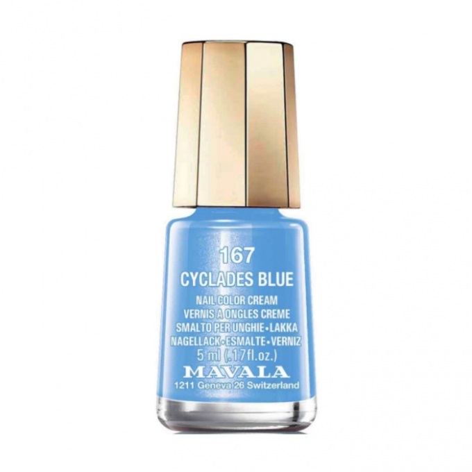 Mavala Nail Polish 167 Cyclades Blue 5ml Beautytheshop Creams Makeup Online Shop Mavala Nail Polish 167 Cyclades Blue 5ml Beautytheshop Creams Makeup Online Shop