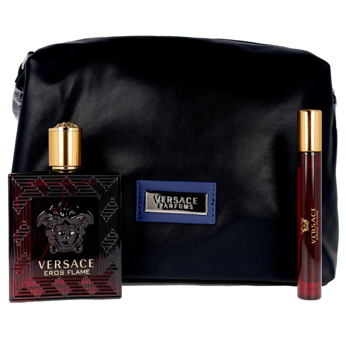 Versace Eros Flame Eau De Parfum Spray 100ml Set 3 Pieces 2019 Beautytheshop