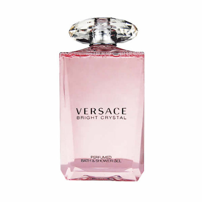 versace bright crystal perfumed bath & shower gel