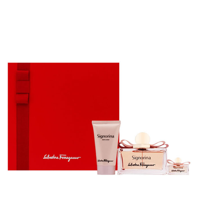 salvatore ferragamo signorina gift set