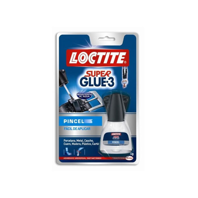 Loctite Super glue-3 con pincel (fco.5 grs.) (8410020400377)