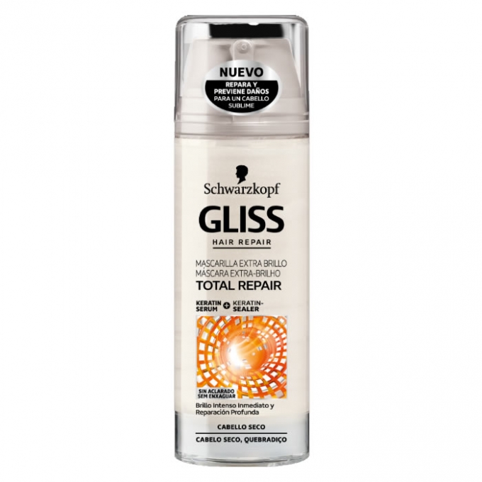 Schwarzkopf Gliss Total Repair Extra Shine Mask 150ml | Beauty The Shop -  The best fragances, creams and makeup online shop