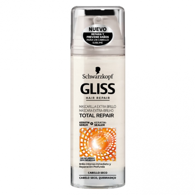 Schwarzkopf Gliss Total Repair Extra Shine Mask 150ml | Beauty The Shop - The best fragances, creams and makeup online shop Schwarzkopf Gliss Total Repair Extra Shine Mask 150ml | Beauty The Shop - The best fragances, creams and makeup online shop