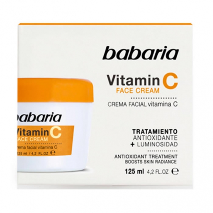Babaria Vitamin C Face Cream Antioxidant 125ml Beautytheshop