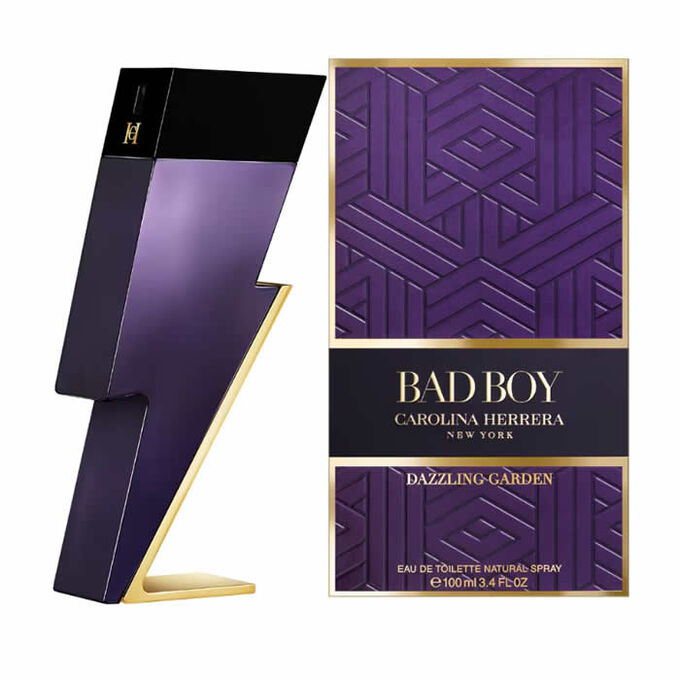 Photos - Men's Fragrance Carolina Herrera Bad Boy Dazzling Garden Eau De Toilette Spray 100ml 