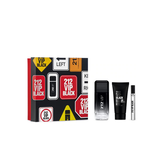 Carolina Herrera 212 Vip Black Eau De Toilette Spray 100ml Set 3 Pieces 2020 Beauty The Shop Kramer Smink Webbshop Carolina herrera ch privee eau de parfum 50ml steamer. beautytheshop