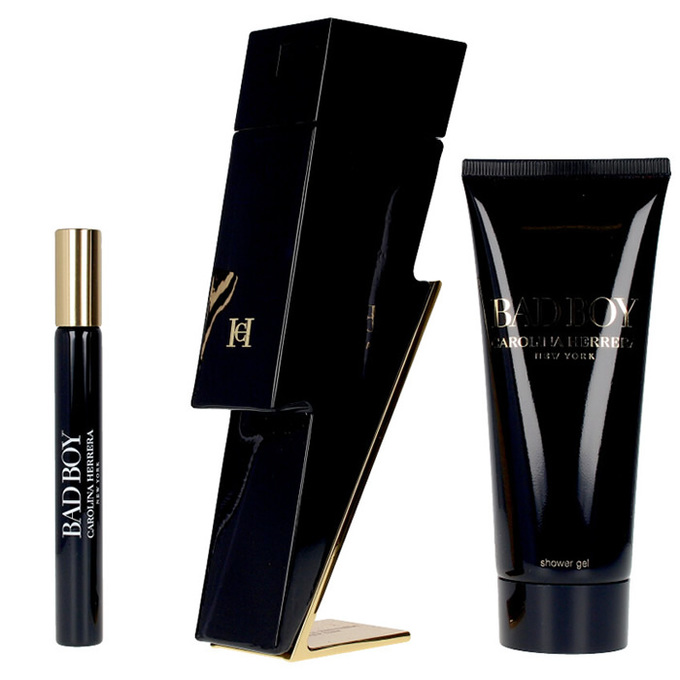 Carolina Herrera Bad Boy Eau De Toilette Spray 100ml Set 3 Pieces 2020 Beautytheshop