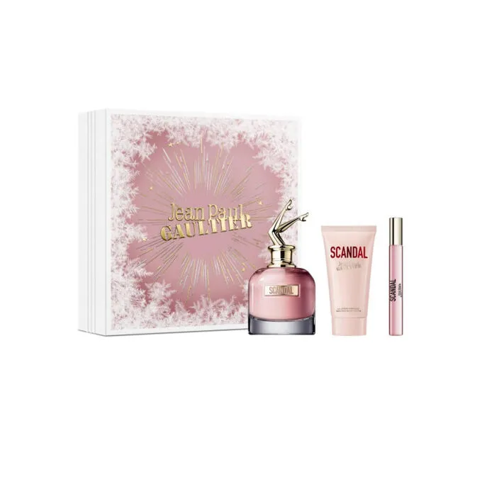 Jean Paul Gaultier Scandal Eau De Perfume Spray 80ml Set 3 Pieces