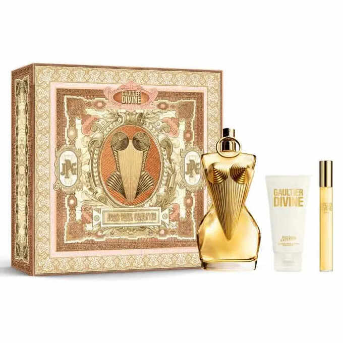香水(女性用) Jean Paul Gaultier Divine Gift Set Jean Paul Gaultier Divine Eau De Perfume Spray 100ml Set 3 Pieces