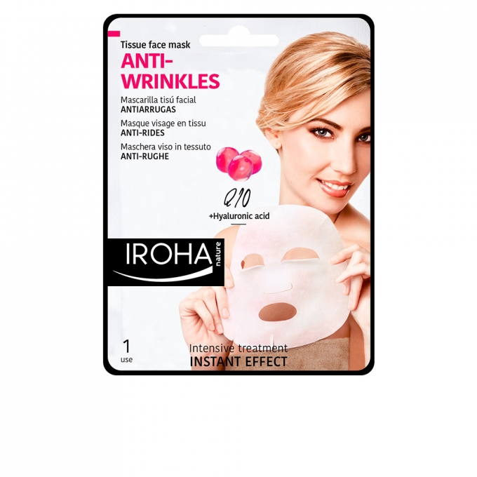 dette Verdensvindue rolle Iroha Nature Anti Wrinkles Tissue Face Mask Q10 1 Unit | Beauty The Shop - The best fragances, creams and makeup online shop dette Verdensvindue rolle Iroha Nature Anti Wrinkles Tissue Face Mask Q10 1 Unit | Beauty The Shop - The best fragances, creams and makeup online shop