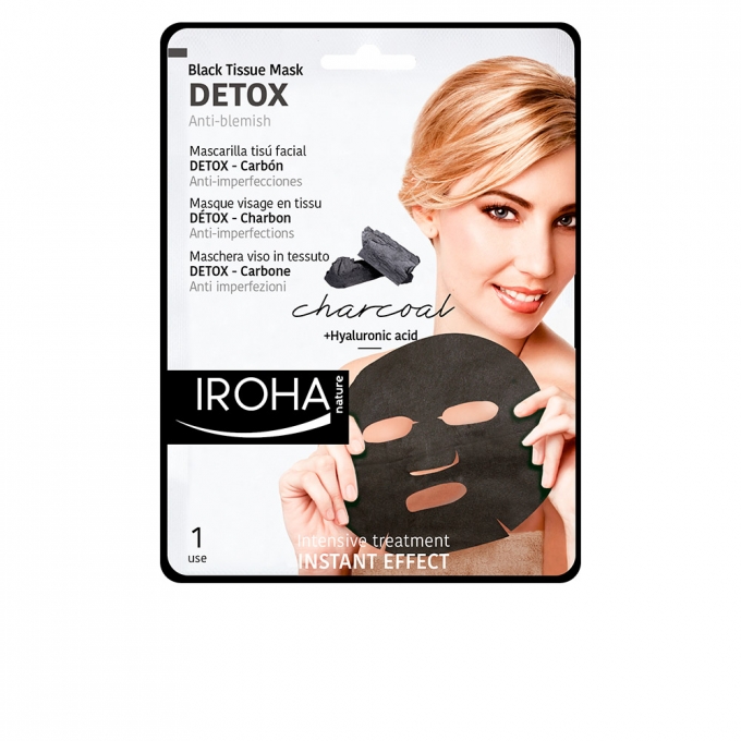 utilstrækkelig Onkel eller Mister tin Iroha Nature Detox Black Tissue Mask 1 Unit | Beauty The Shop - The best fragances, creams and makeup online shop utilstrækkelig Onkel eller Mister tin Iroha Nature Detox Black Tissue Mask 1 Unit | Beauty The Shop - The best fragances, creams and makeup online shop