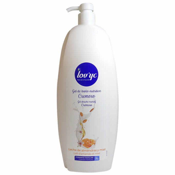 Lovyc Creamy Almond Milk And Honey Shower Gel 2000ml Beauty The Shop Crème, makeup, online shop