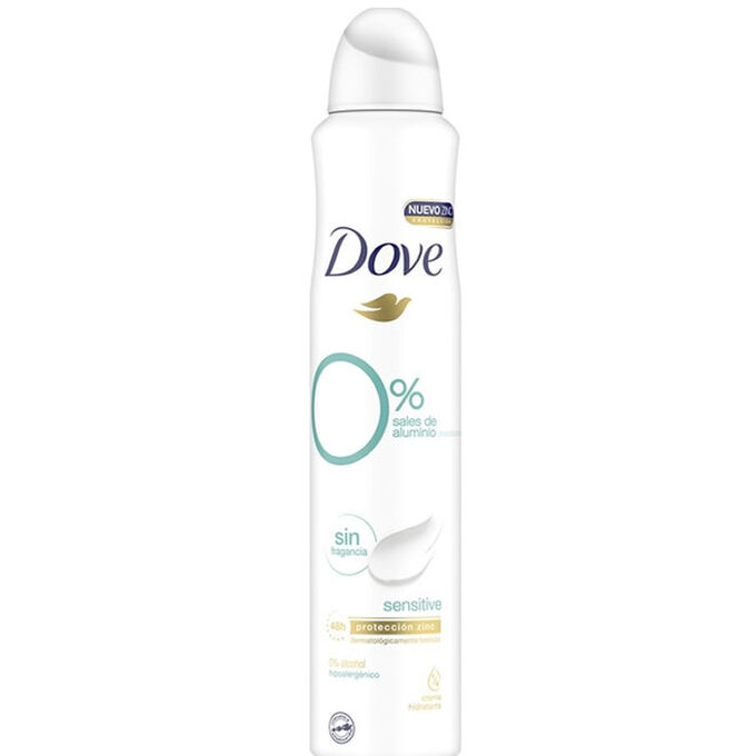Dove Sensitive 0 Aluminium Salts Deodorant Spray 200ml Niche