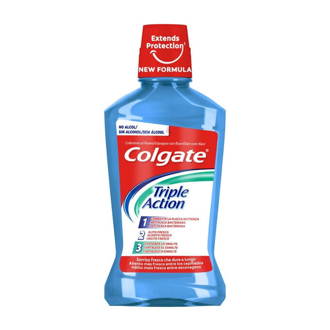 Colgate Triple Action Mouthwash 500ml Beauty The Shop The Best Fragances Creams And Makeup Online Shop