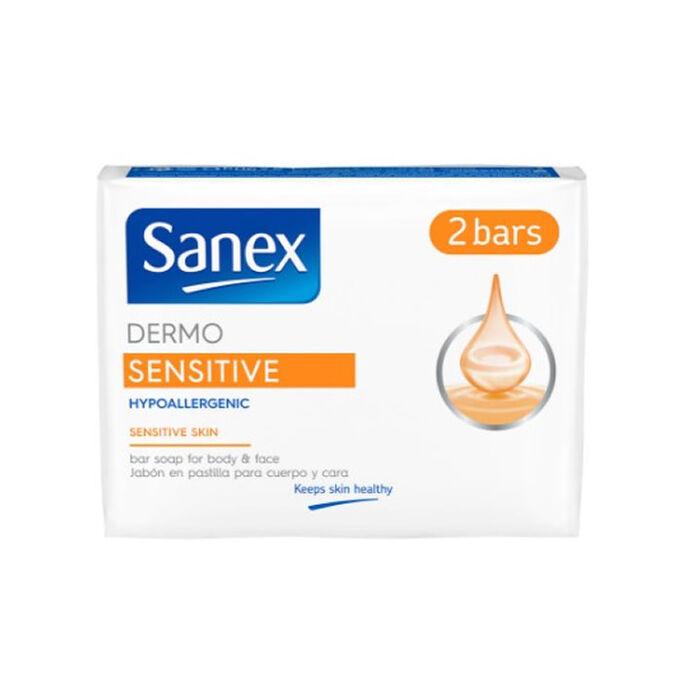 ziel Bangladesh wandelen Sanex Dermo Sensitive Sensitive Skin Soap Bar 2x90g | Beauty The Shop - The  best fragances, creams and makeup online shop