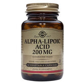Solgar Acide Alpha Lipoïque 200mg 50 Gélules