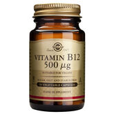 Solgar Vitamina B12 500cmg Cianocobalamina 50 Cápsulas
