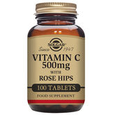 Solgar Vitamin C Rose Hips 500mg 100 Tabletten