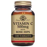 Solgar Vitamin C Rose Hips 500mg 100 Tablets