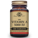 Solgar Vitamine A Séchée 5000 UI 100 Comprimés