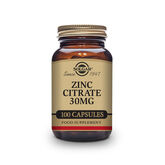 Solgar Citrato De Zinc 30mg 100 Cápsulas
