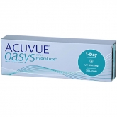 Acuvue Oasys Hydraluxe Contact Lenses 1 Day Replacement 