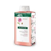 Klorane Duplo Pfingstrosen-Shampoo 2x400ml