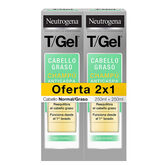Neutrogena T/Gel Shampooing De Cheveux Huileux & Normal 2x250ml