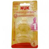 Tetina Ancha First Choice 1 M Latex 2 Unidades Nuk