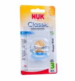 Nuk Classic Soother Happy Days Latex Size 3, +18 Months, 2 units