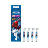 Oral-B Spiderman Ricarica per Spazzolino Elettrico 4 Pezzi